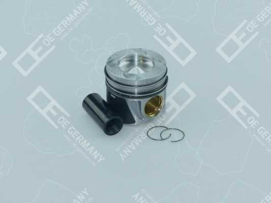 Piston with rings and pin - 010320651000 OE Germany - 6510301017, 001PI00189000, 40776600